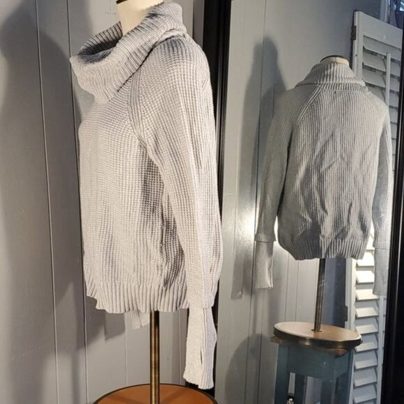 Sweater 41 Hawthorn Cowl Neck Cable Knit CREAM WOMEN'S WOMAN'S SIZE Medium - Picture 6 of 9